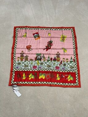 Alemais contessa silk scarf